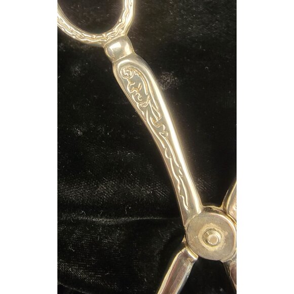 Vintage Silver-Plated Cake or Pastry Tongs - Picture 4 of 14